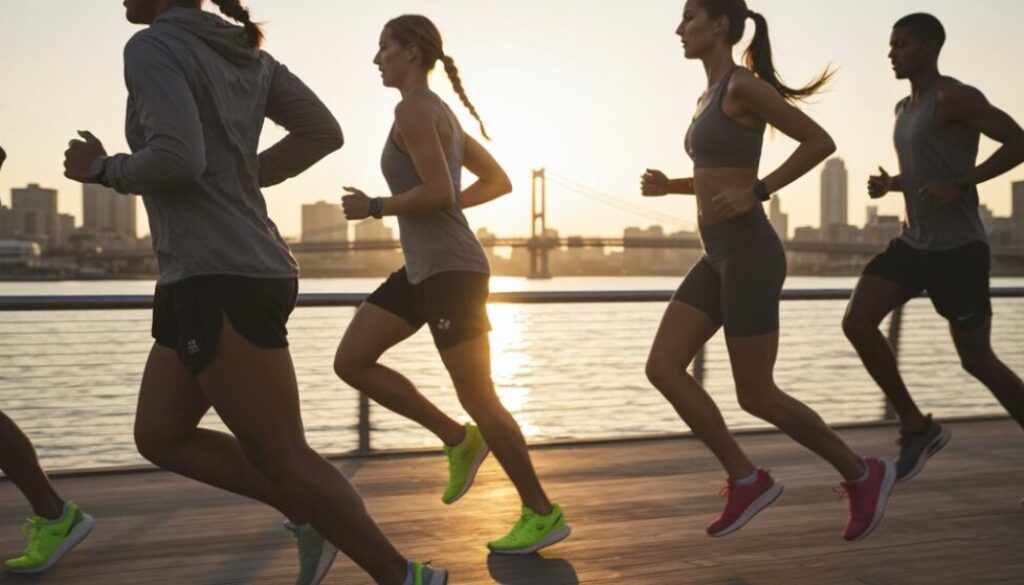 Lauf- und Fitnessbekleidungs-Trends