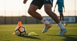 Fußball Dribbelübungen Perfektionierung der Ballkontrolle