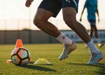 Fußball Dribbelübungen Perfektionierung der Ballkontrolle