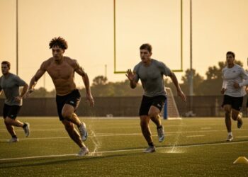 Sprint- und Ausdauer-Fußballtraining