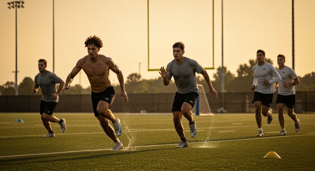 Sprint- und Ausdauer-Fußballtraining