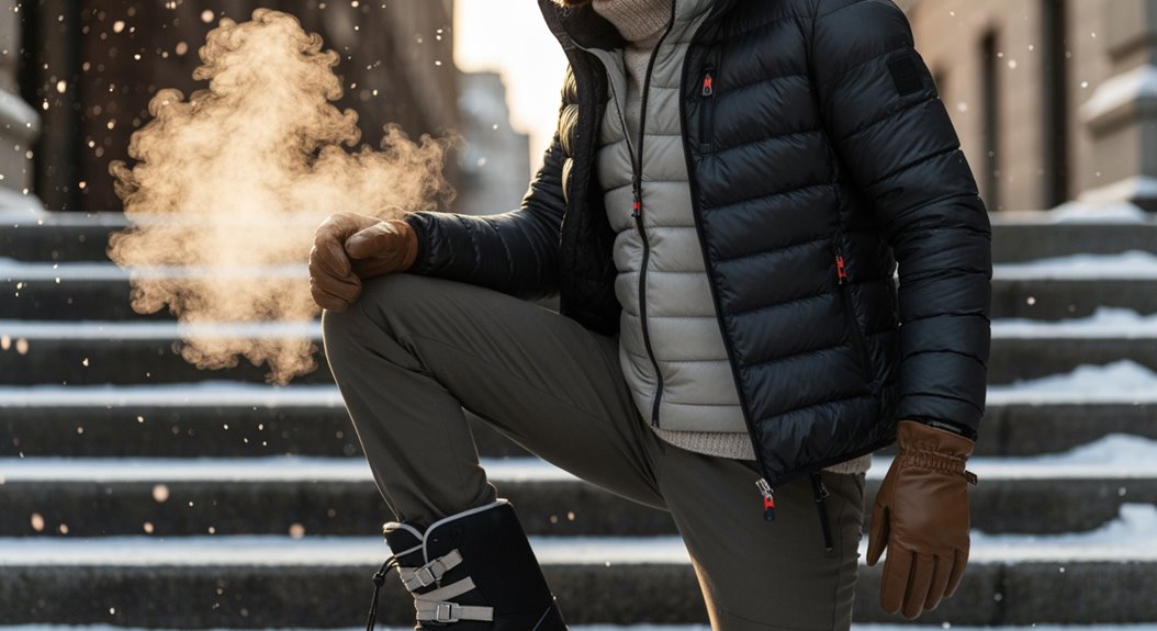 dreilagiges funktionales Winter-System