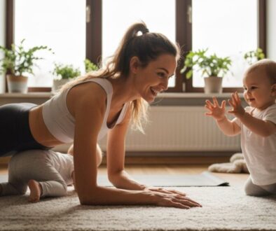 zeitersparende Workouts mit Kleinkindern