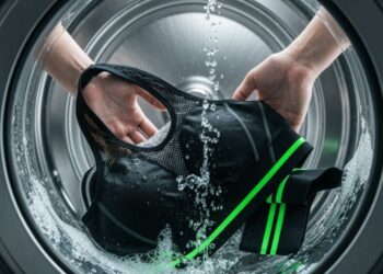 Sportbekleidung für Langlebigkeit waschen