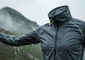 wasserdichte Trailrunning-Jacke