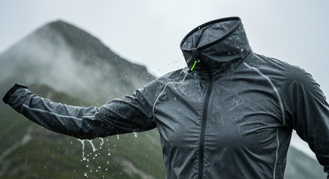 wasserdichte Trailrunning-Jacke