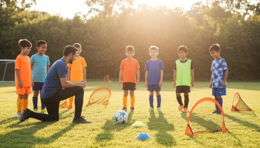 Jugendfußball Spaß Fähigkeitsentwicklung