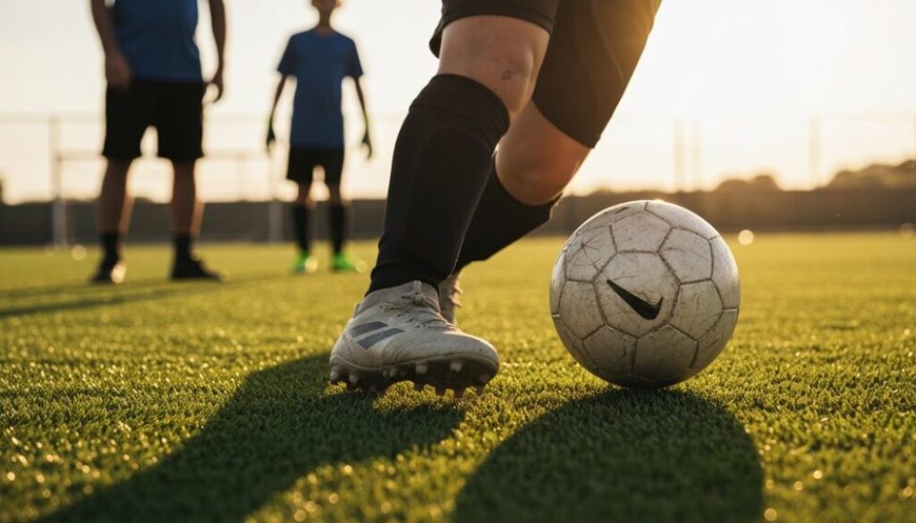 Jugendfußballtechnik wird entscheidend